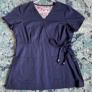 Women’s KOI wrap scrub top